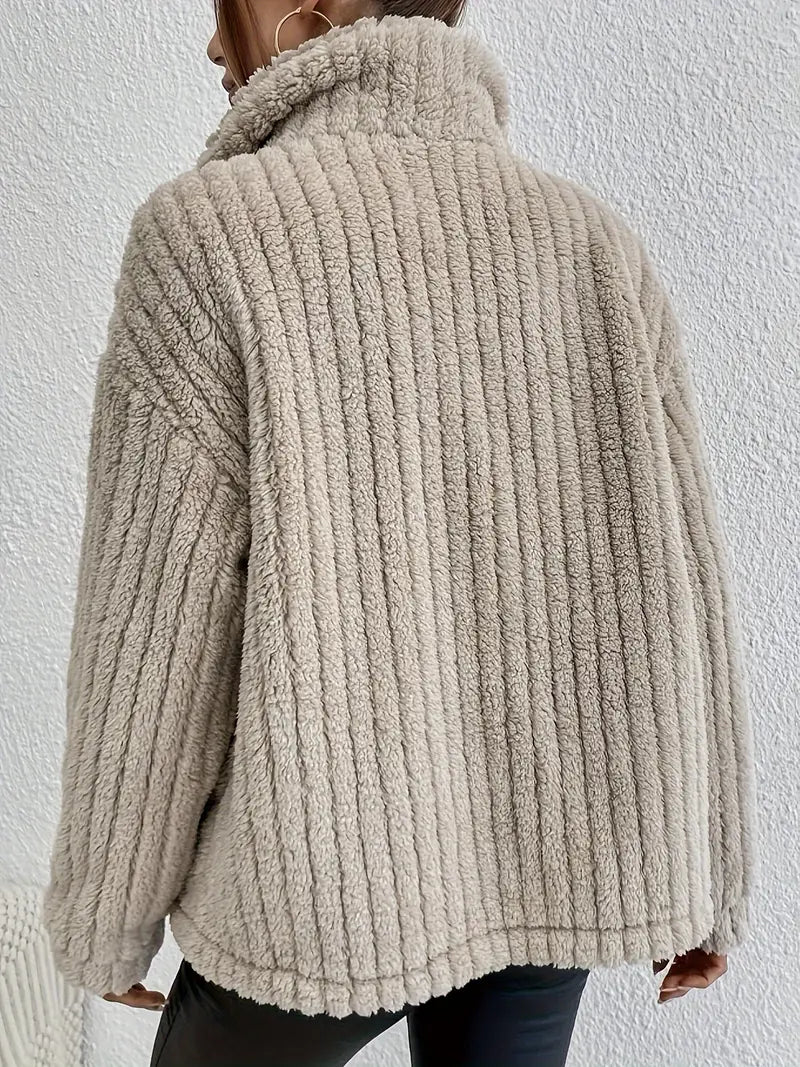 Angela Cardigan | Kvinders Fleeceforet Knap-Op Cardigan