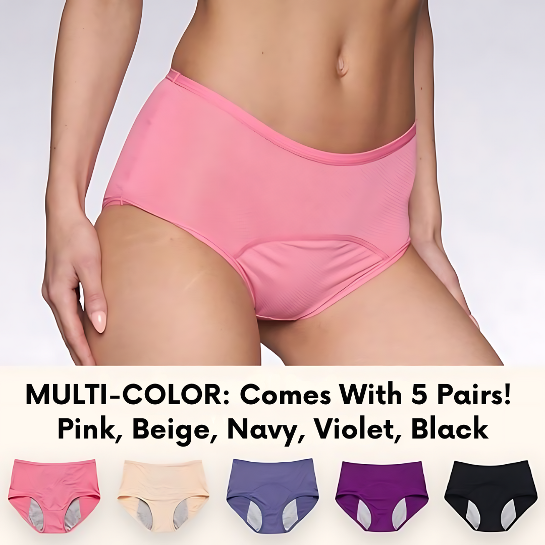 VitalDry™ Comfy Leak-Proof Underwear (5-Pack) 