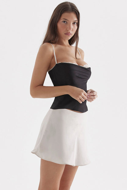 Chantal Set | Top with Mini Skirt