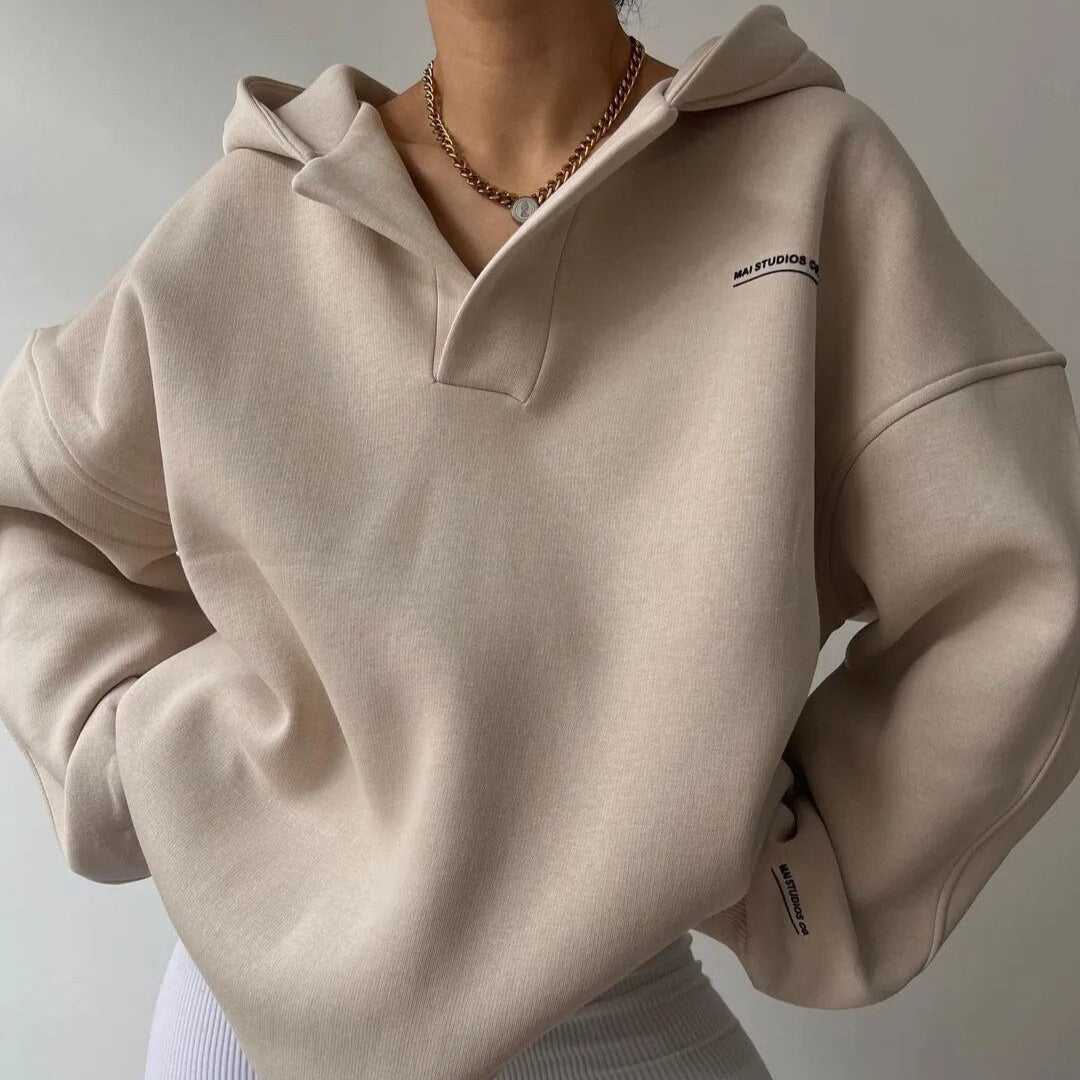 Evangelina Top | Modern Crewneck Sweater with Relaxed Fit