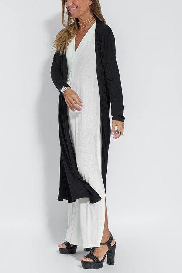 Anala Dress | Elegant Long Dress with Matching Cardigan 