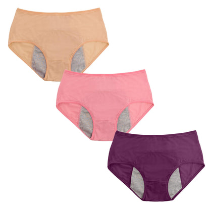 Set of 3 | Leak Proof Underwear | Menstrual Underwear 