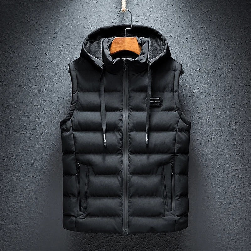 Bob Vest | Herre Puffer Vest with Hætte