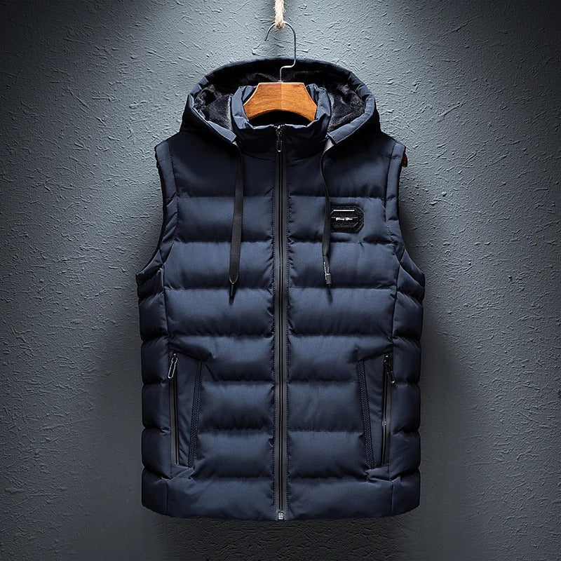 Bob Vest | Herre Puffer Vest with Hætte