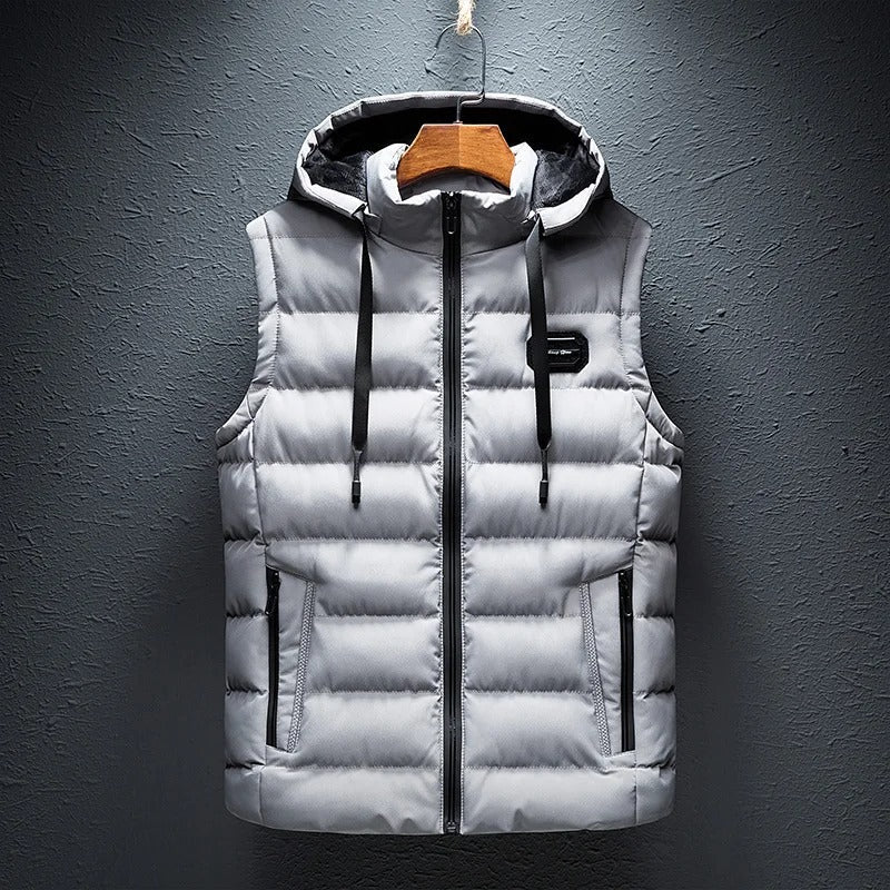 Bob Vest | Herre Puffer Vest with Hætte