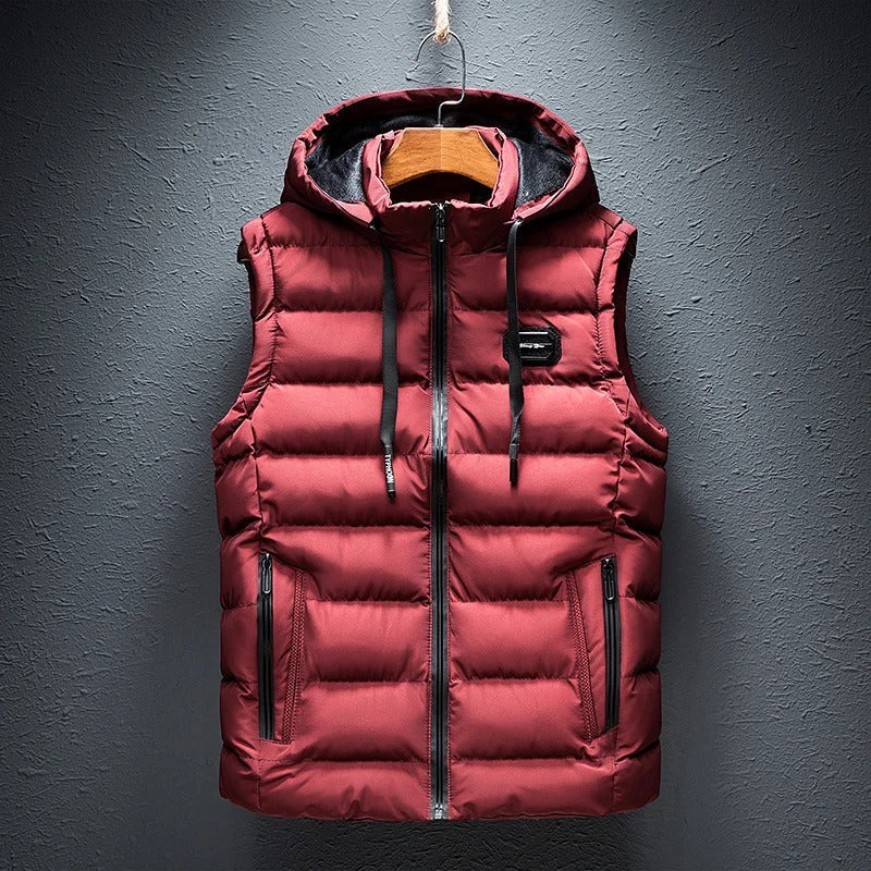 Bob Vest | Herre Puffer Vest with Hætte