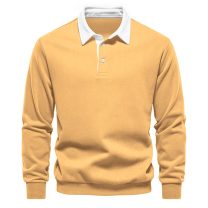 Alexander Sweatshirt | Long-Sleeved Polo Collar Sweatshirt 